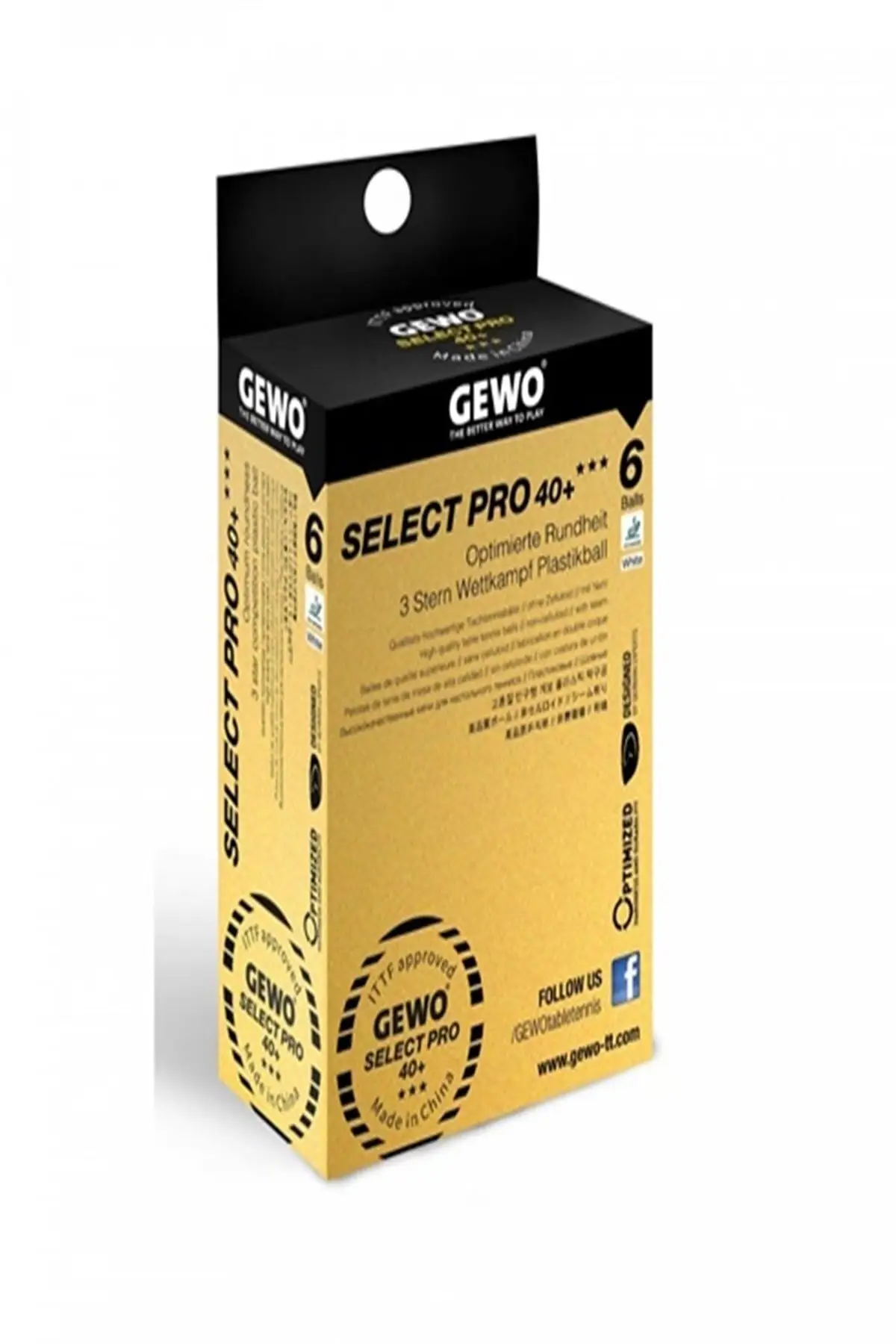 

Комплект для настольного тенниса Select Pro 40 +