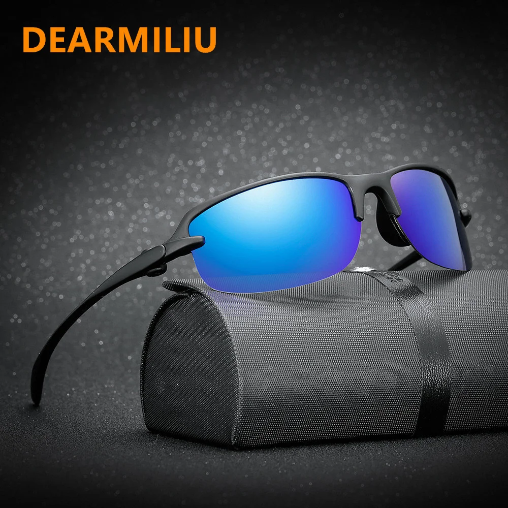 

DEARMILIU 2022 NEW Men Sunglasses UV400 New Fashion Sports Cycling Sunglasses Polarize Outdoor Safety Glasses MTB Equipment