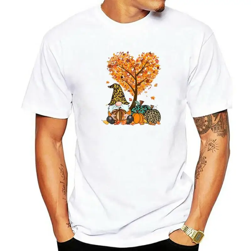 

It's Fall Y'all Cute Gnomes Pumpkin Autumn Tree Fall Leaves T-Shirt Kawaii Clothes Graphic Tees