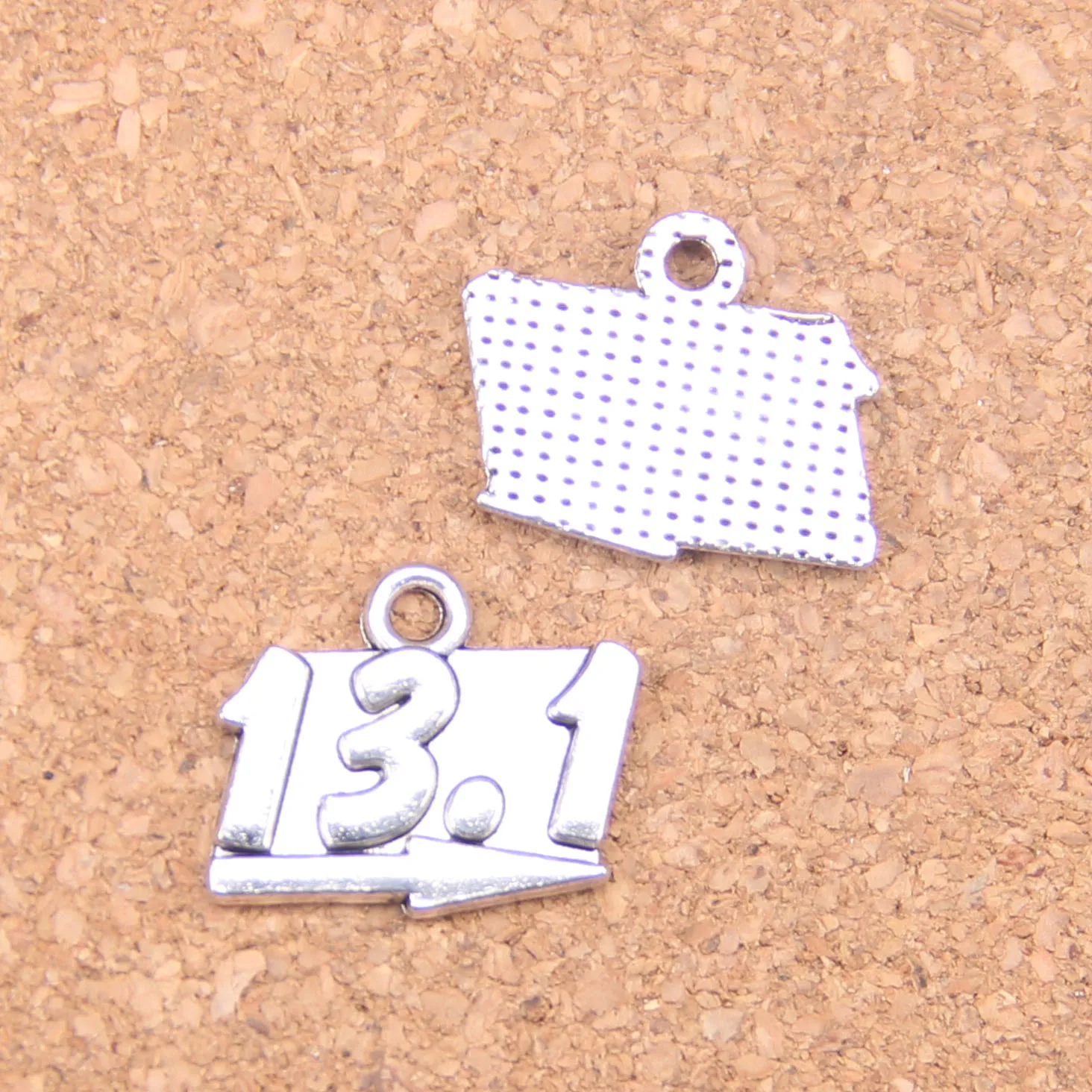 

90pcs Charms marathon 13.1 16x19mm Antique Pendants,Vintage Tibetan Silver Jewelry,DIY for bracelet necklace