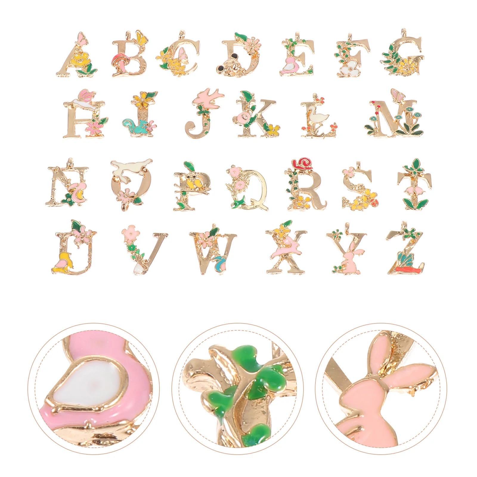 

Charms Pendants Pendant Diy Letter Abc Alloy Alphabet Making Charm Jewelry Bracelet A Decorative Z First Bulk Necklace