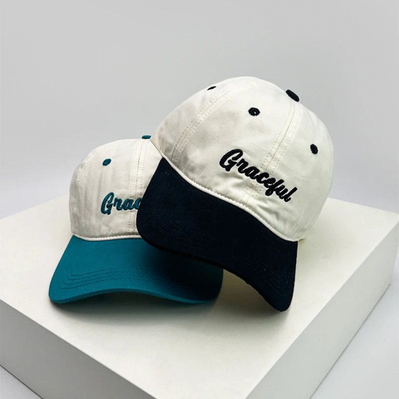 Новинка унисекс корейский стиль с надписью Одноцветный блочный дышащий уличный