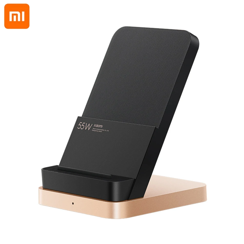 

Original Xiaomi 55W MAX Wireless Charger Vertical air-cooled wireless charger Support FastCharger For Xiaomi 10 Pro/Huawei Phone