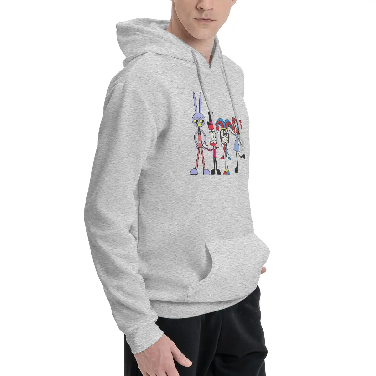 Удивительный цифровой цирковый теплый свитшот для мужчин и женщин Pomni Jax