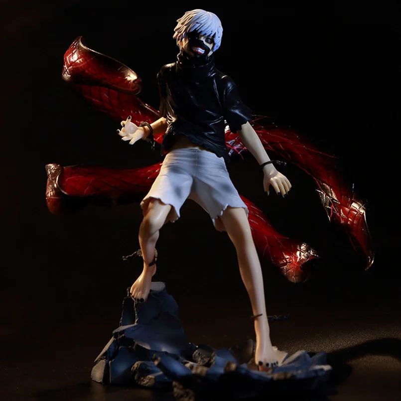 Figura de acción del Anime Tokyo Ghoul de 20cm, Kaneki Ken, modelo coleccionable de PVC, juguetes, regalo para niños