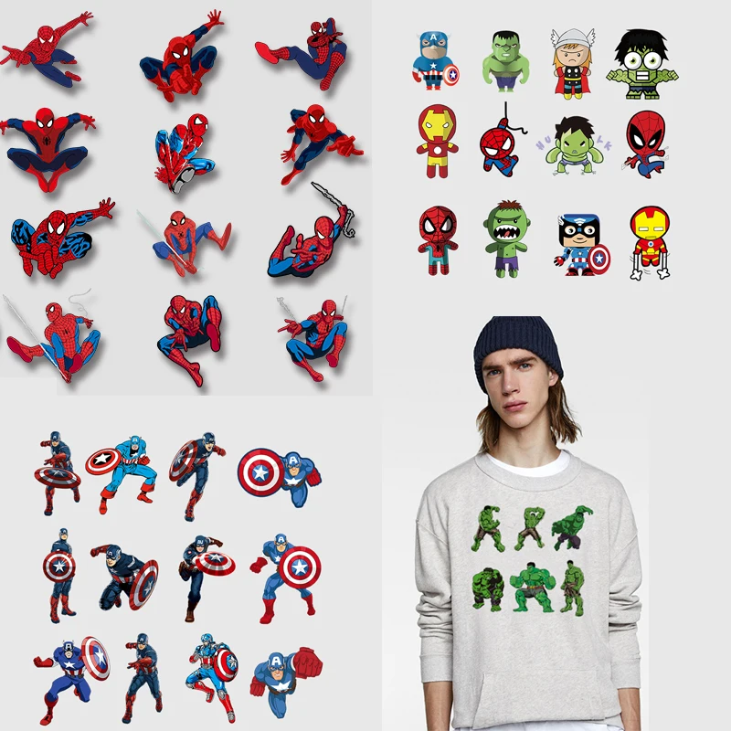 marvel-spiderman-hulk-avengers-heat-transfer-stickers-patches-for-clothing-men-kids-diy-t-shirt-hoodies-accessory-custom-decor