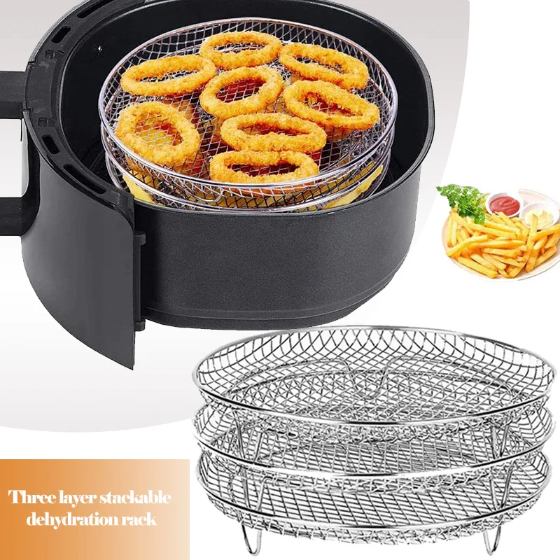 

Кухонная воздушная фритюрница, трехуровневая сушилка, Штабелируемая сушилка для сушки Подходит для-кв. Т.