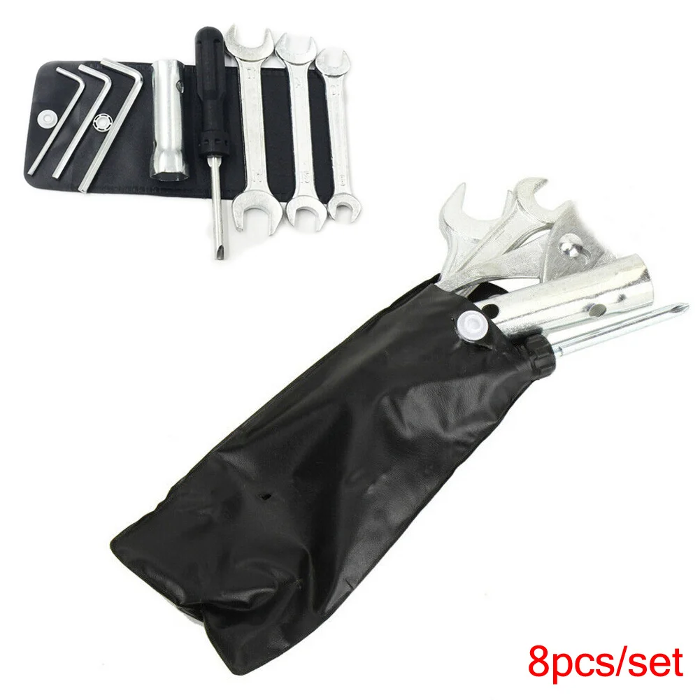 

Tool Tool Kit 1*storage Bag 8*tools Aluminum Alloy Compact Durable Universal Conveniently Brand New And High Quality