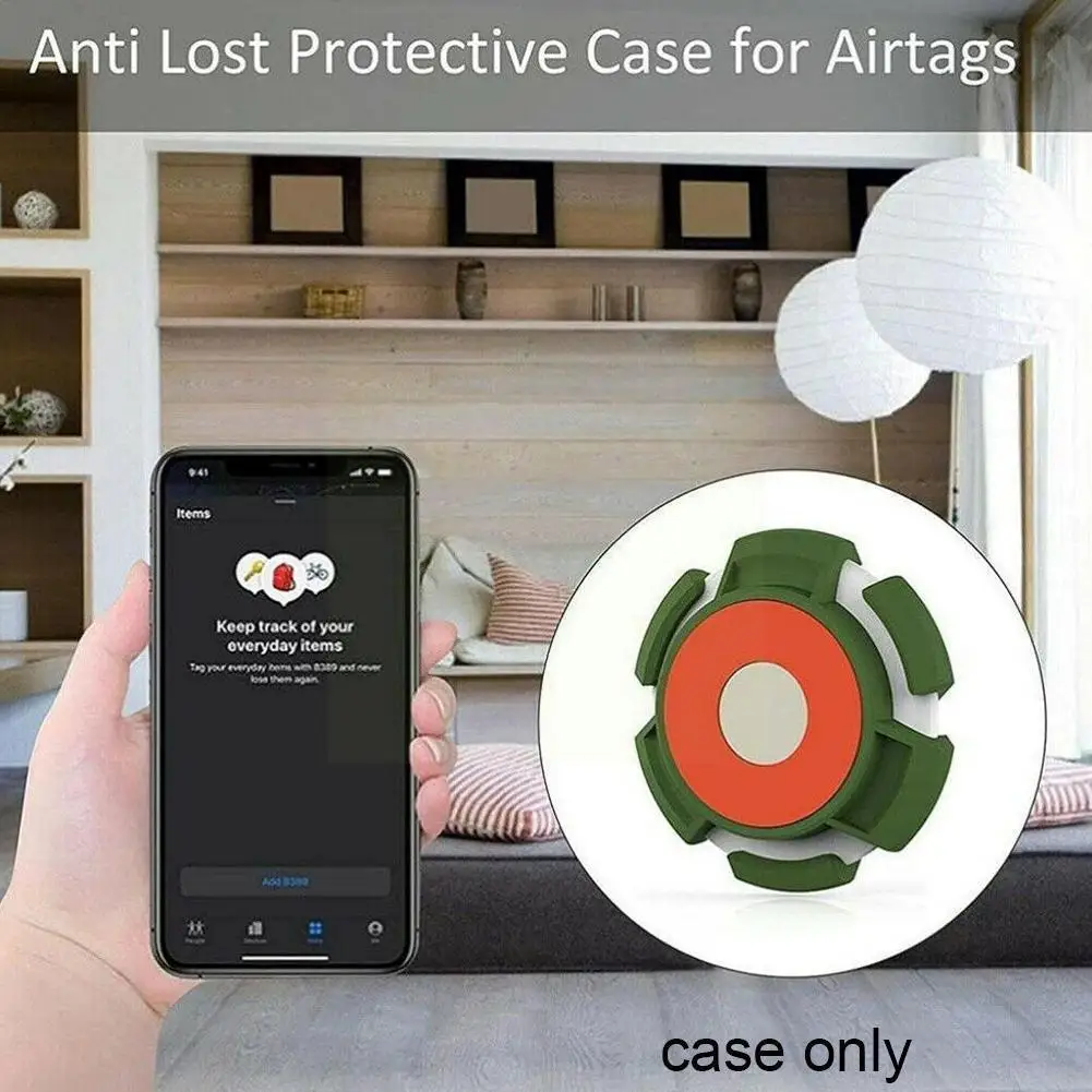 

TPU Protective Sleeve Protective Magnetic/Adhesive Protector Cover For Airtags Anti-scratch Anti-lost Locator Tracker