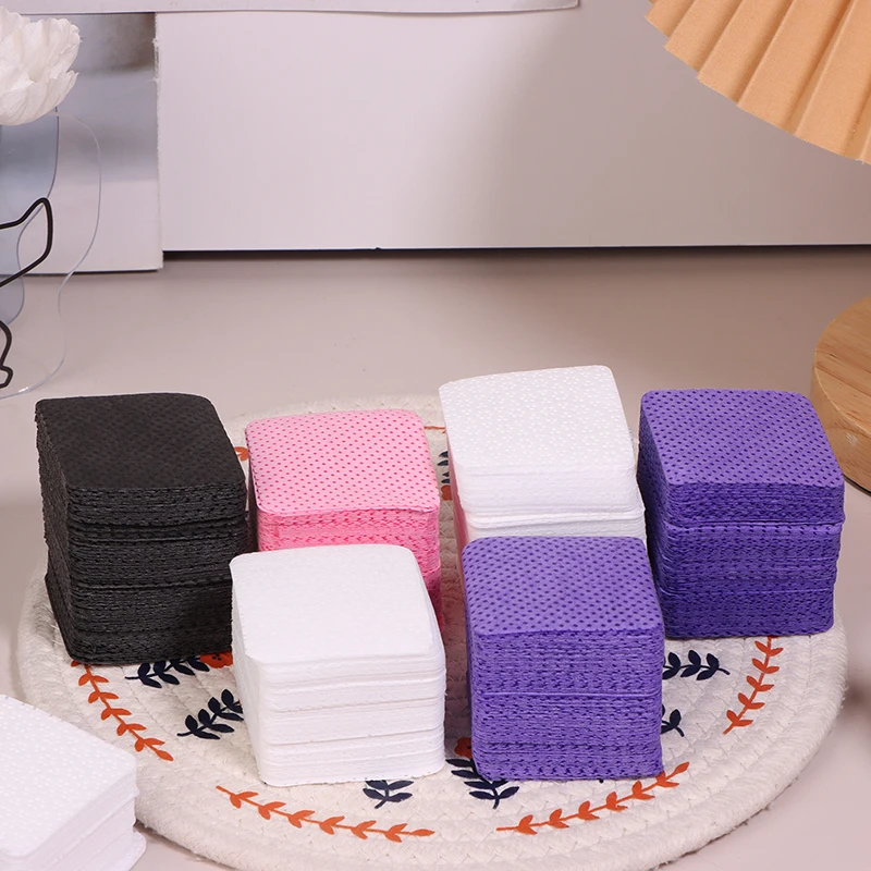 Безворсовые салфетки для ногтей средство снятия лака клей наращивания ресниц