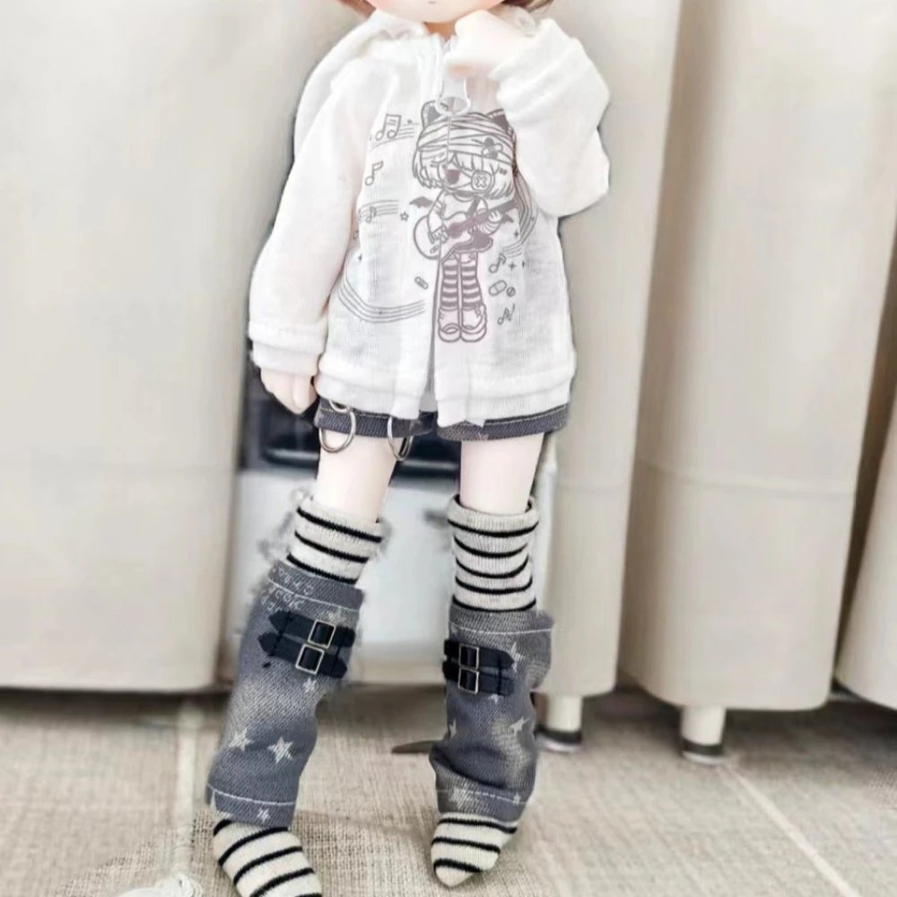Фото Одежда для кукол 1/4, 1/6, для кукол BJD 45/30 см: топ, шорты, носки, накладки на ноги, подушки, игрушки для девочек, аксессуары для кукол для игр и переодеваний. №2