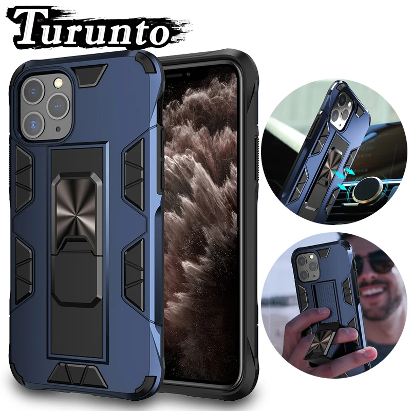

Shockproof Armor Phone Case For iPhone 13 ProMax 12mini 11Pro Car Holder Protective Cover For iPhone XS Max XR XS X 8Plus 7 6 SE