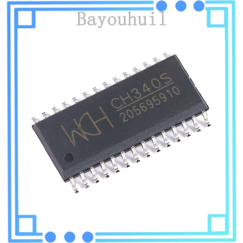 

Оригинальный аутентичный CH340S SOP-28 USB для чипа порта печати, 10 шт.