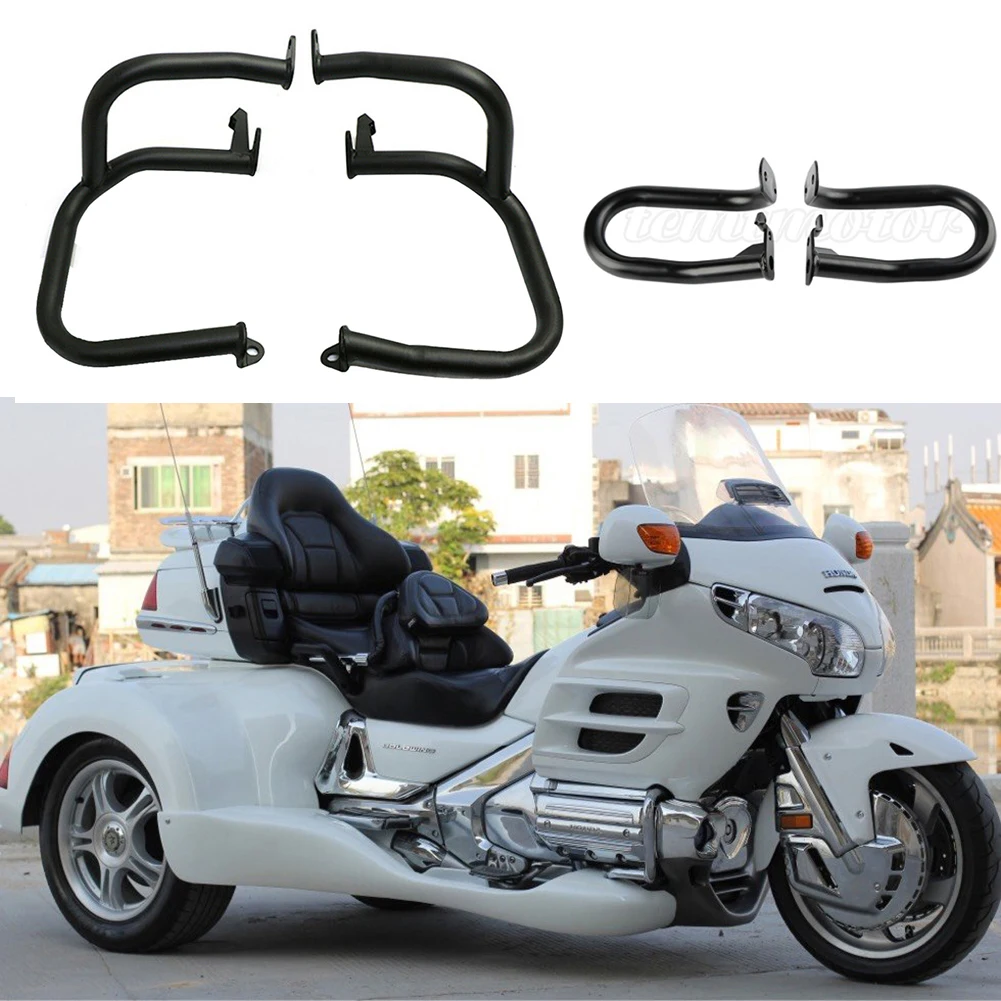 

Front & Rear Motorcycle Engine Highway Crash Bar Guard Protection For Honda GL1800 2001-2016/GL1800A 2001-2005 Left Right