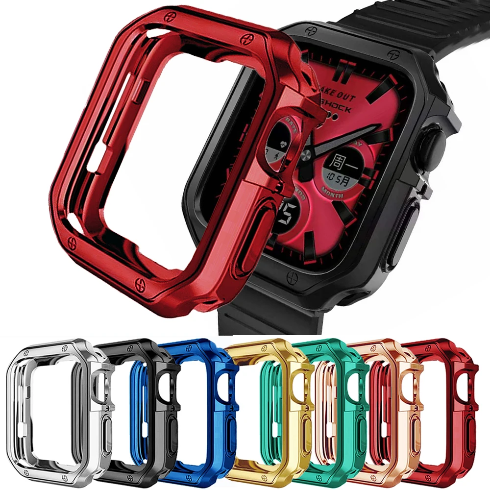

Чехол для Apple Watch 7 6 SE 5 4 3 41 45 мм 44 мм 42 мм 40 мм 38 мм