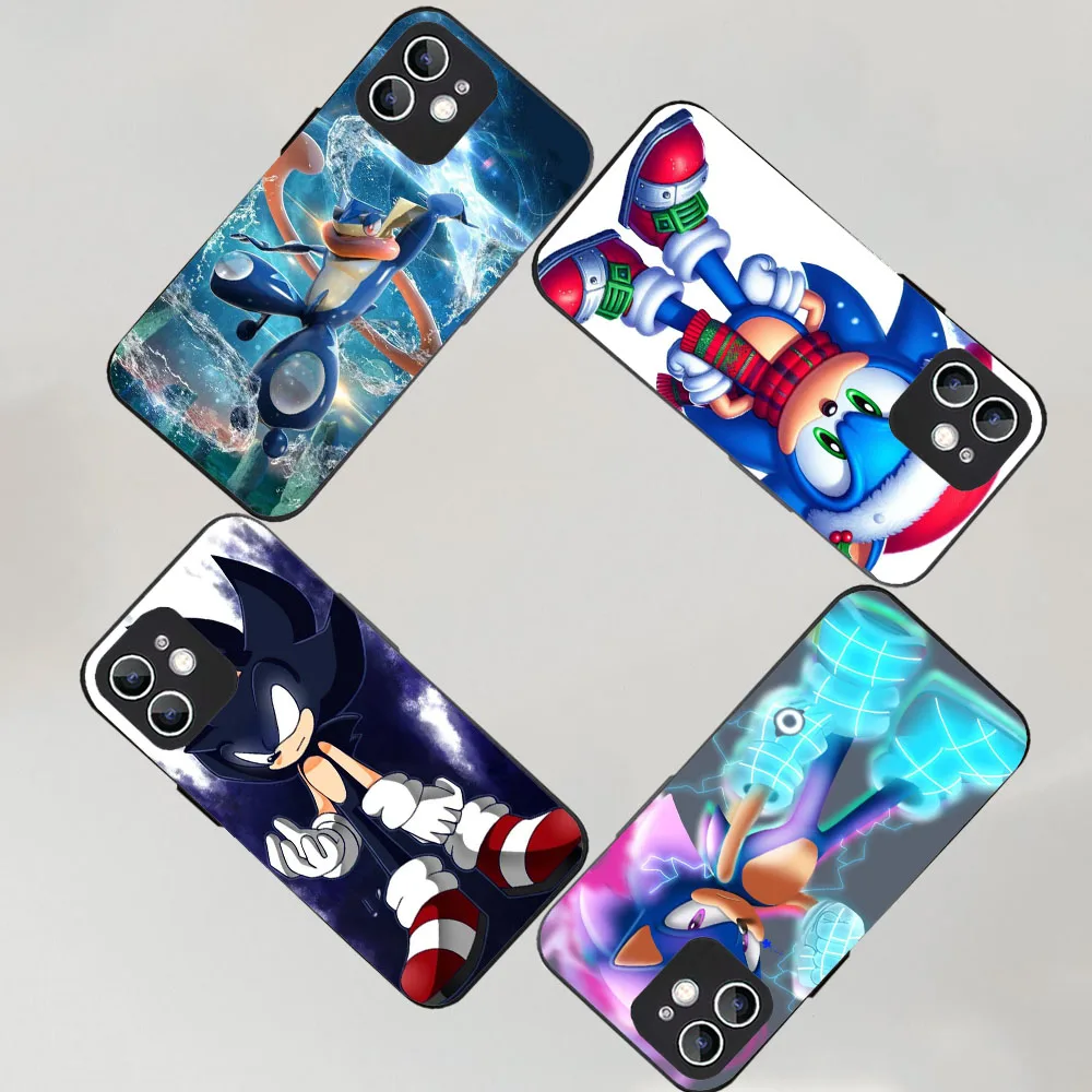 WAA-33 Черный гибкий чехол из ТПУ Sonic для Huawei Y5 6 7 8 9 Nova 3 Prime