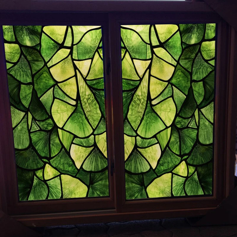 Оконная пленка витражные пленки матовая статическая клейкая легкая прозрачная