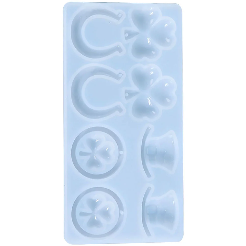 

Molds Resin Silicone Jewelry Pendant Epoxy Shamrock Mold Earring Casting Making Mould Diy Eardrop Silicon Necklace Charm Charms