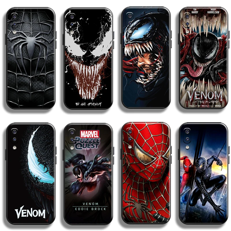 

Marvel Spiderman Venom For Samsung Galaxy A20 A20S Phone Case Full Protection Liquid Silicon Carcasa Soft TPU Shell Cover Cases