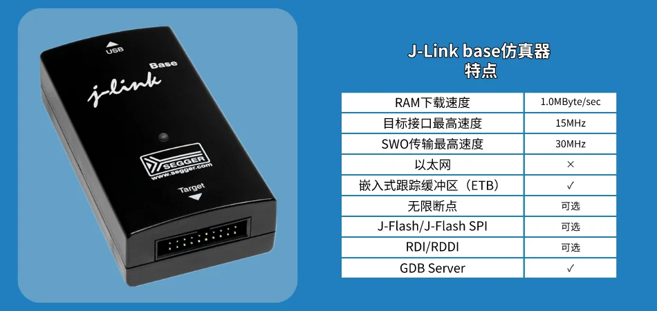 

J-LINK оригинальный эмулятор Segger J-LINK Base