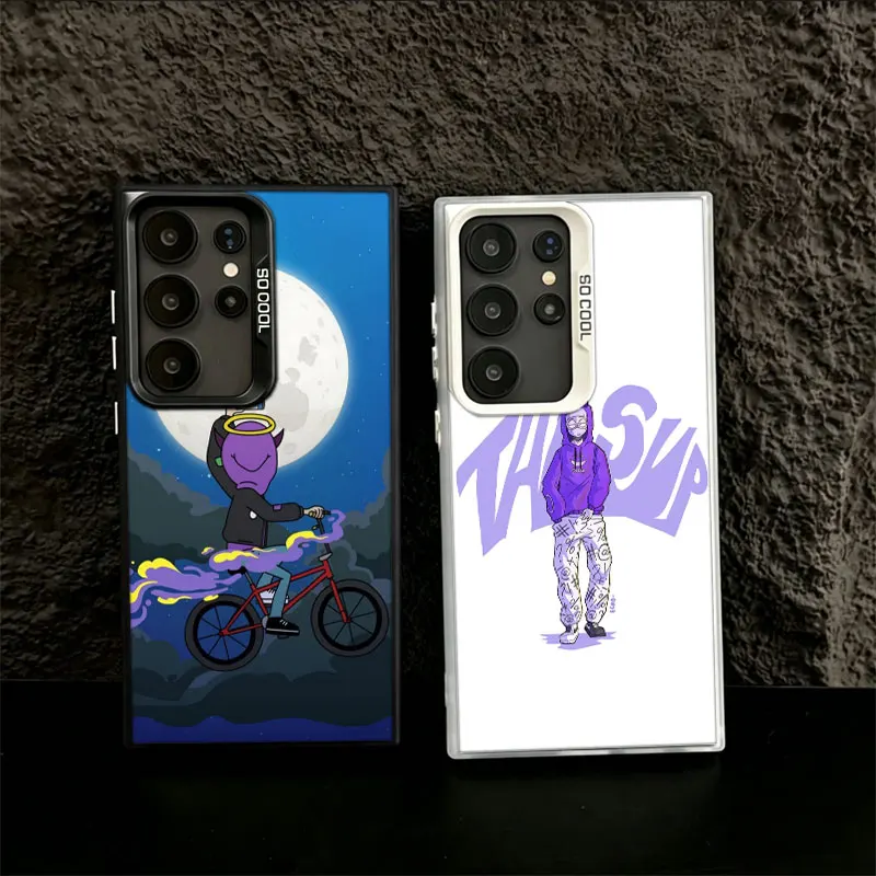 Фото Чехол для телефона Rapper T-Thasup T-ThaSupreme для Samsung S26 Ultra S25 Edge S24 FE S23 FE S22 Plus Galaxy S21 S20, противоударный. №1