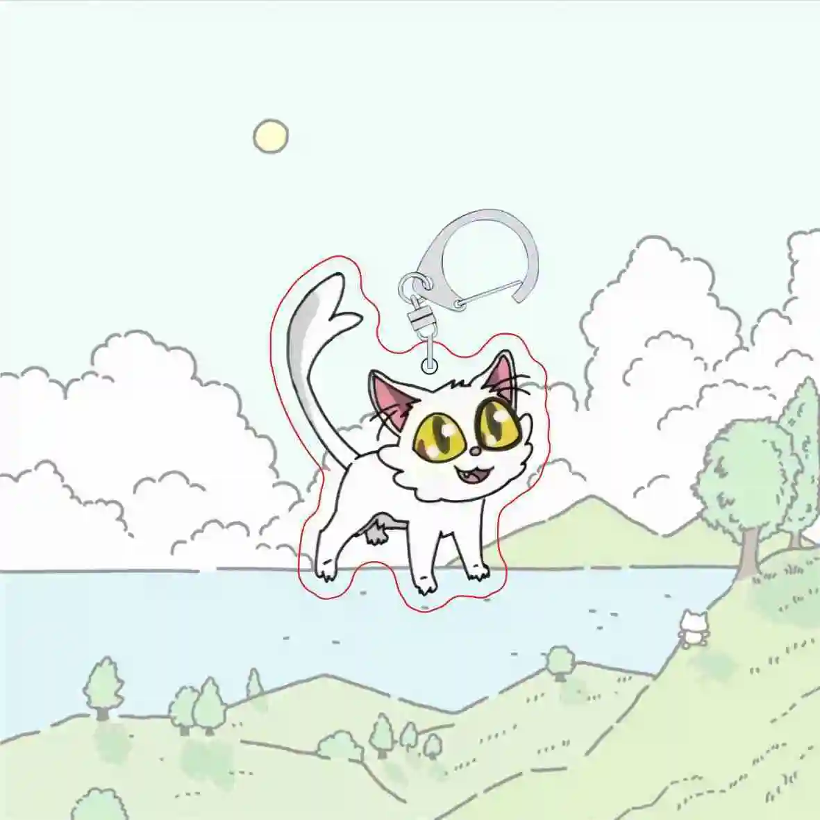 

Брелок для ключей для мужчин и женщин, милый аниме брелок для ключей с элементами памяти