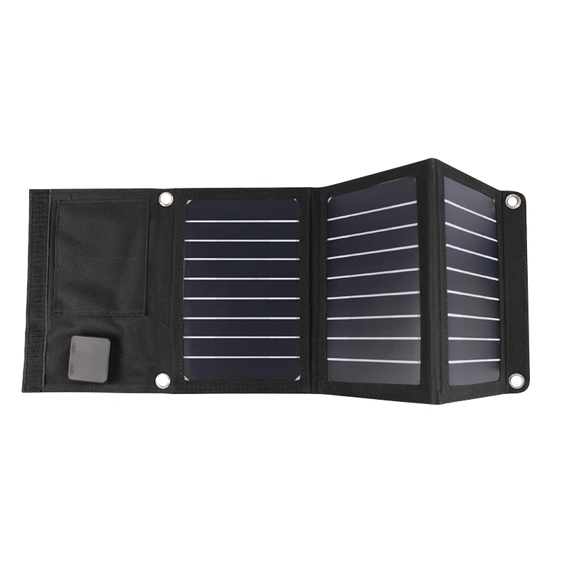 

Sunpower Customized Solar Panel for Charging 15W 5V Foldable Solar Charger Dual USB Output Solar Power Charger