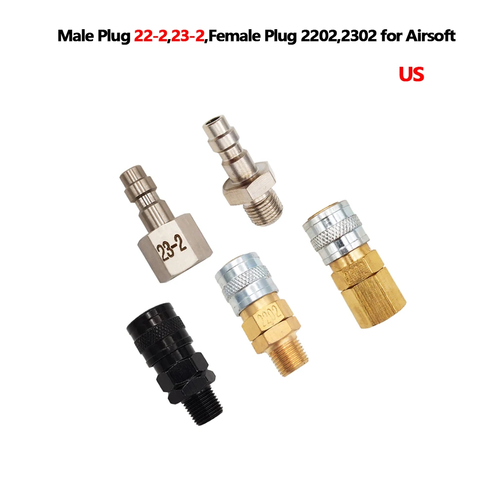 

Foster 1/8NPT M10 Threads(US),Male Plug 22-2,23-2,Female Plug 2202,2302 Quick Disconnect Release Coupler Adapter