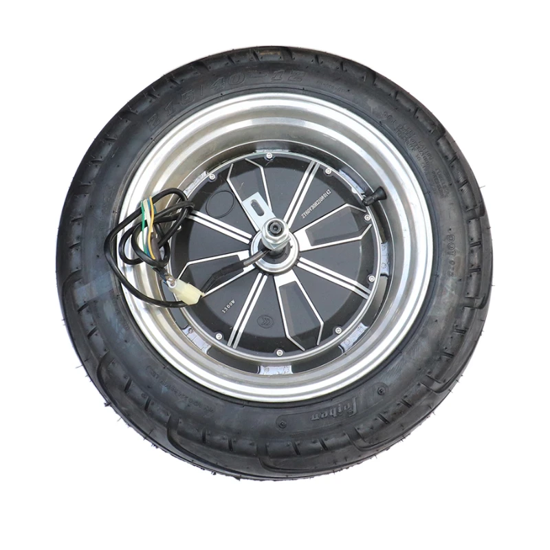 

215/40-12 бескамерная шина 12 дюймов 60 в 2000 Вт 3000 Вт алюминиевое моторное колесо двигателя для электрического скутера Citycoco Запчасти для модифика...