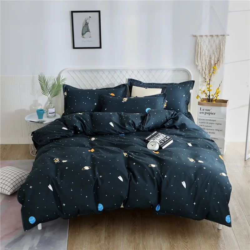 

1pc Simple Style Duvet Cover Quilt Cover Bedclothe Single Double Queen King Size Qulit Cover For Four Seasons Without Pillowcase