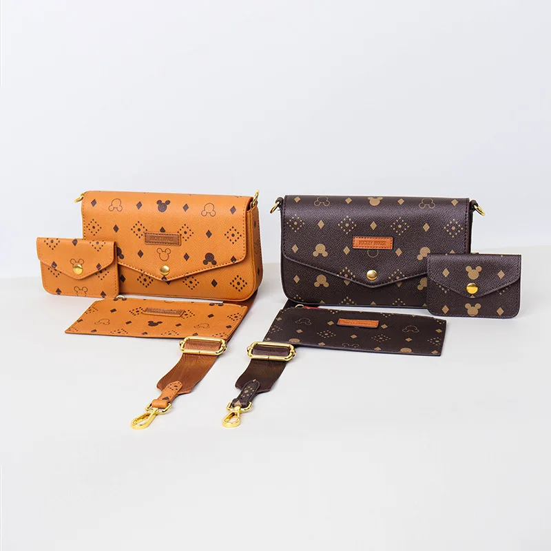 

Original Disney's new Mickey Lady's 3-in-1 small shoulder bag women's one-shoulder cross-body bag girl gift