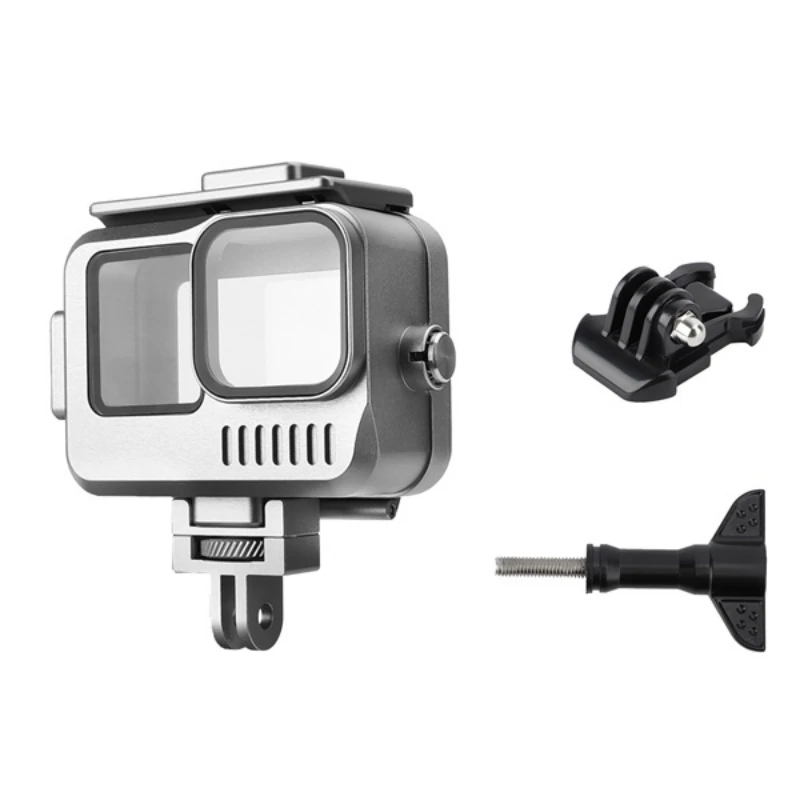 

Metal 40M Waterproof Case for Hero 11 10 9 Diving Protective Housing Underwater Cover Accessories