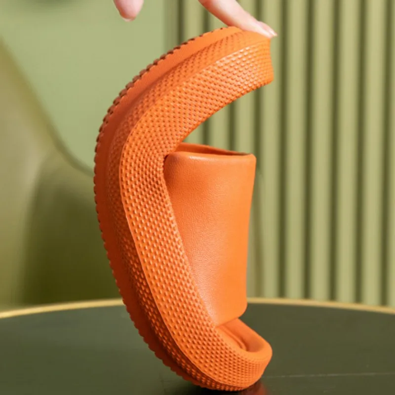 Summer Simple Slippery Slippers Women's Summer Couple Home Non-slip  Bathroom Bath Thick Bottom Casual Sandals Sapatos Femininos