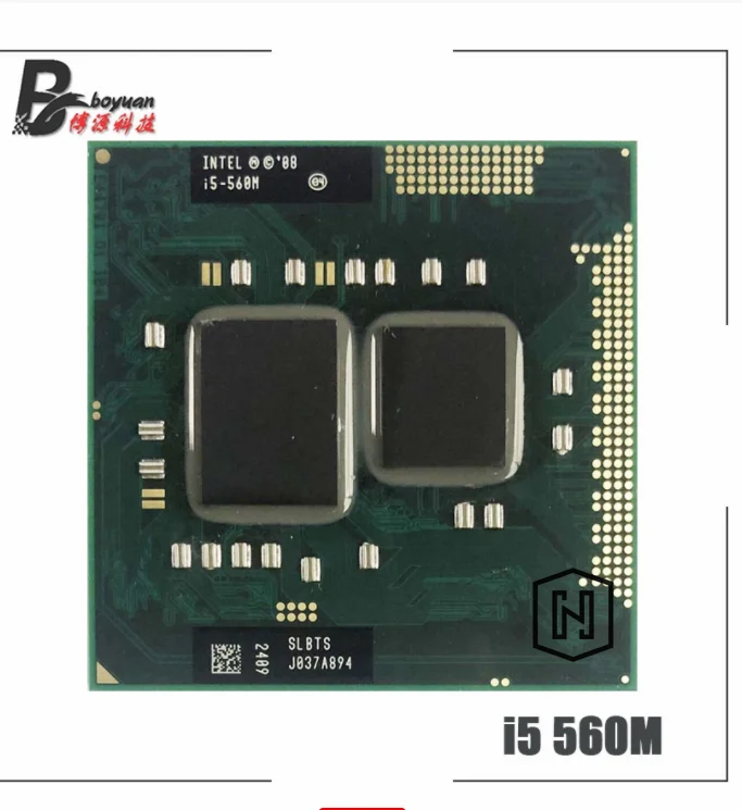 

InteI core I5 560m I5-560m двухъядерный 2,66 ГГц L3 3M PGA 988 PGA988 CPU Процессор работает на HM55