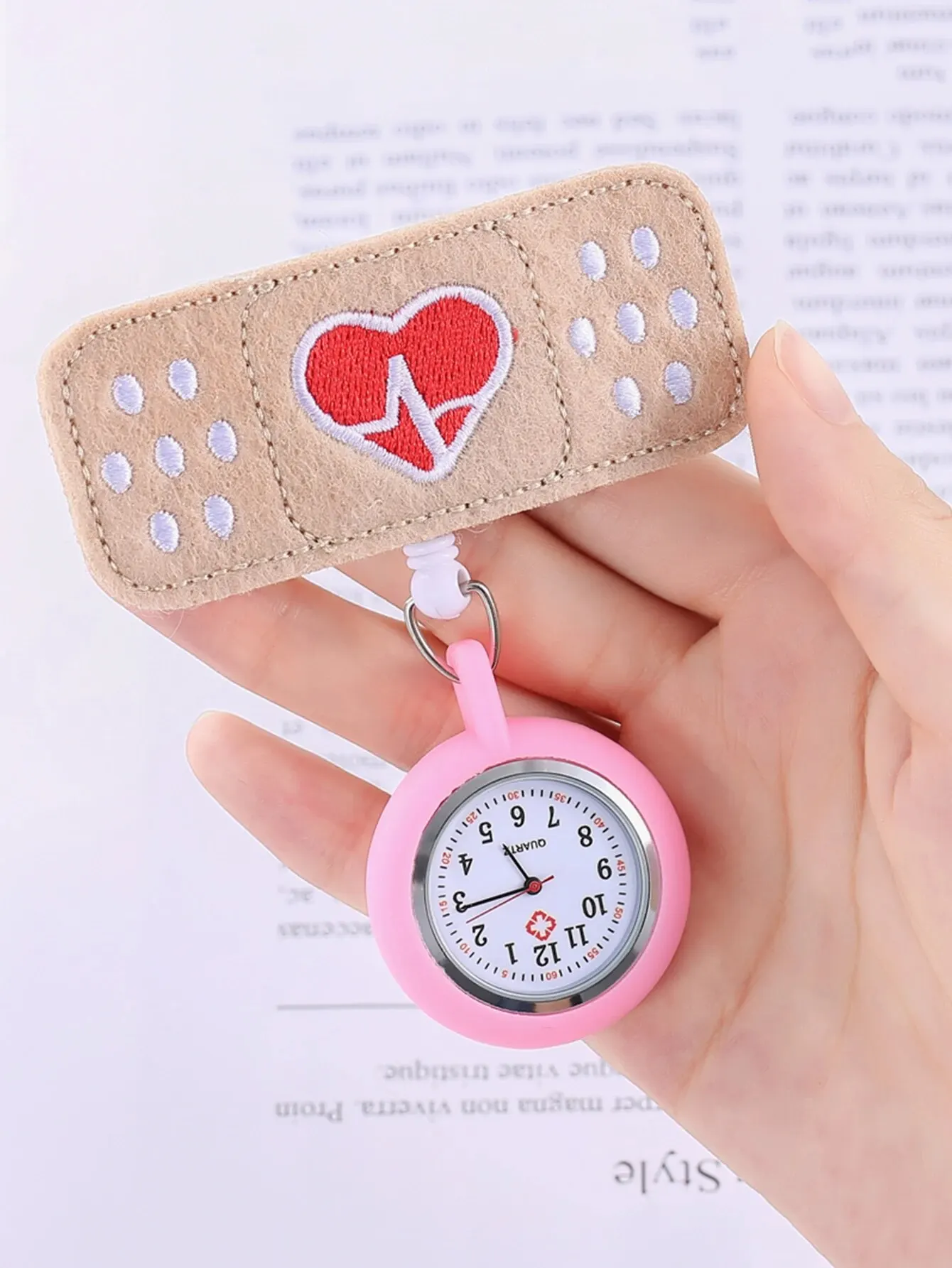 Модные простые женские карманные часы для медсестер