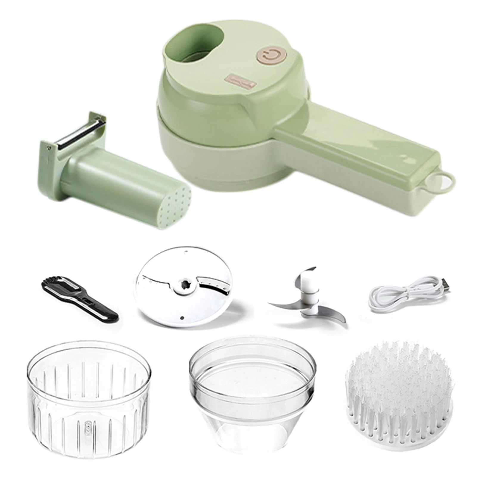

Multifunctional Electric Salad Vegetable Cutter Chopper Meat Grinder Handheld Cutting Machine With Sharp Stainless Steel Blade