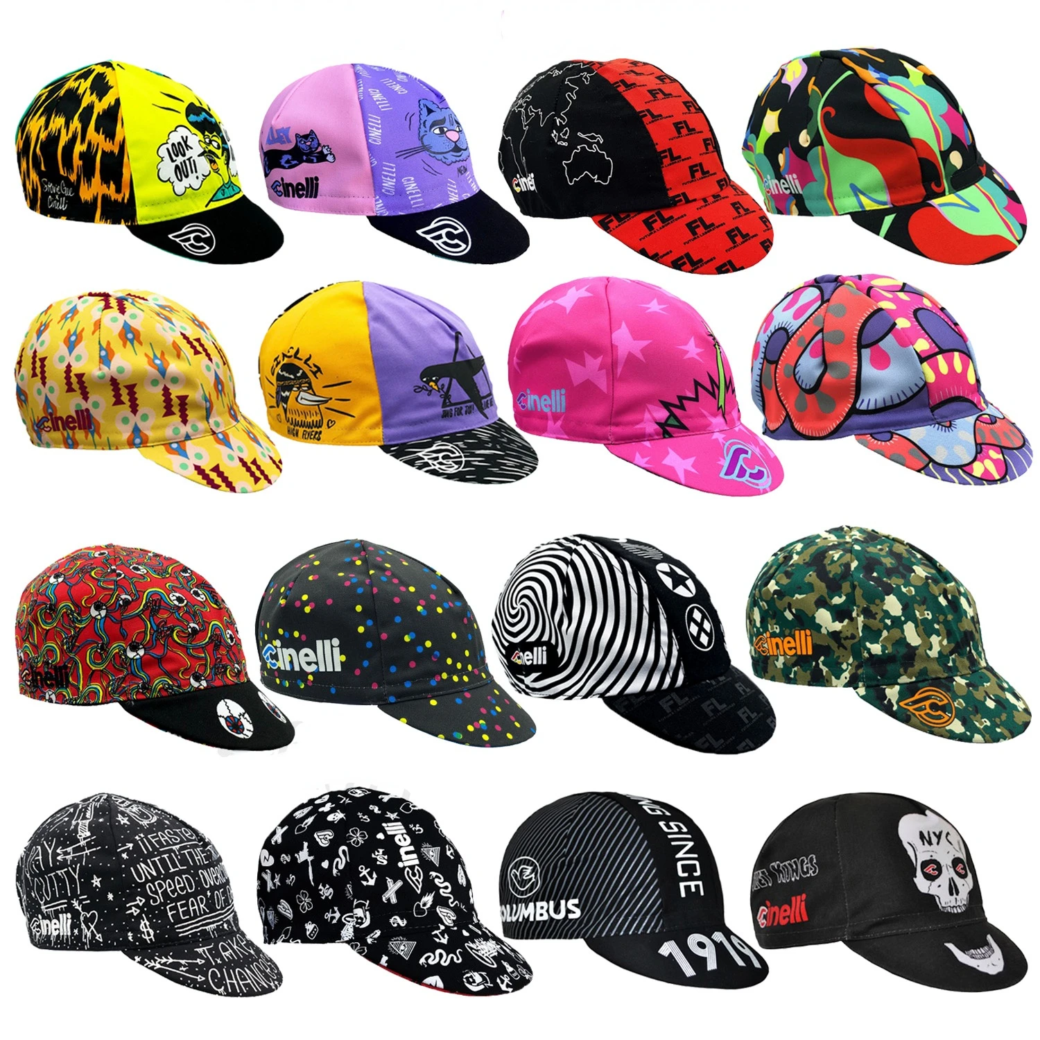

Classic Fashion Summer Cycling Cap ArmyGreen Pink White Black Skull Quick Drying Men And Women Wear Polyester Bicycle Balaclava