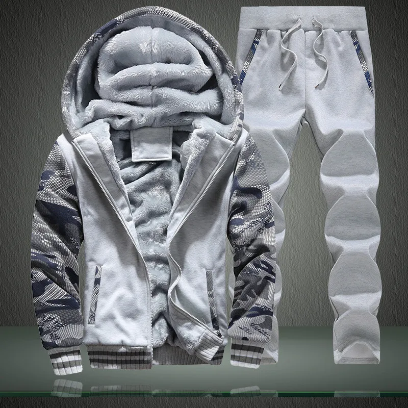 New men's tracksuit hoodie suit fashion autumn winter brand casual sports suit men's suit sports two piece set