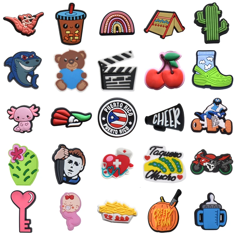 

Wholesale Bulk Gifts Girl Men Boy Decorations for Crocs Shoes Accessories Packs Shoe Charms Set Jeans Kids Women Charm Para Pins
