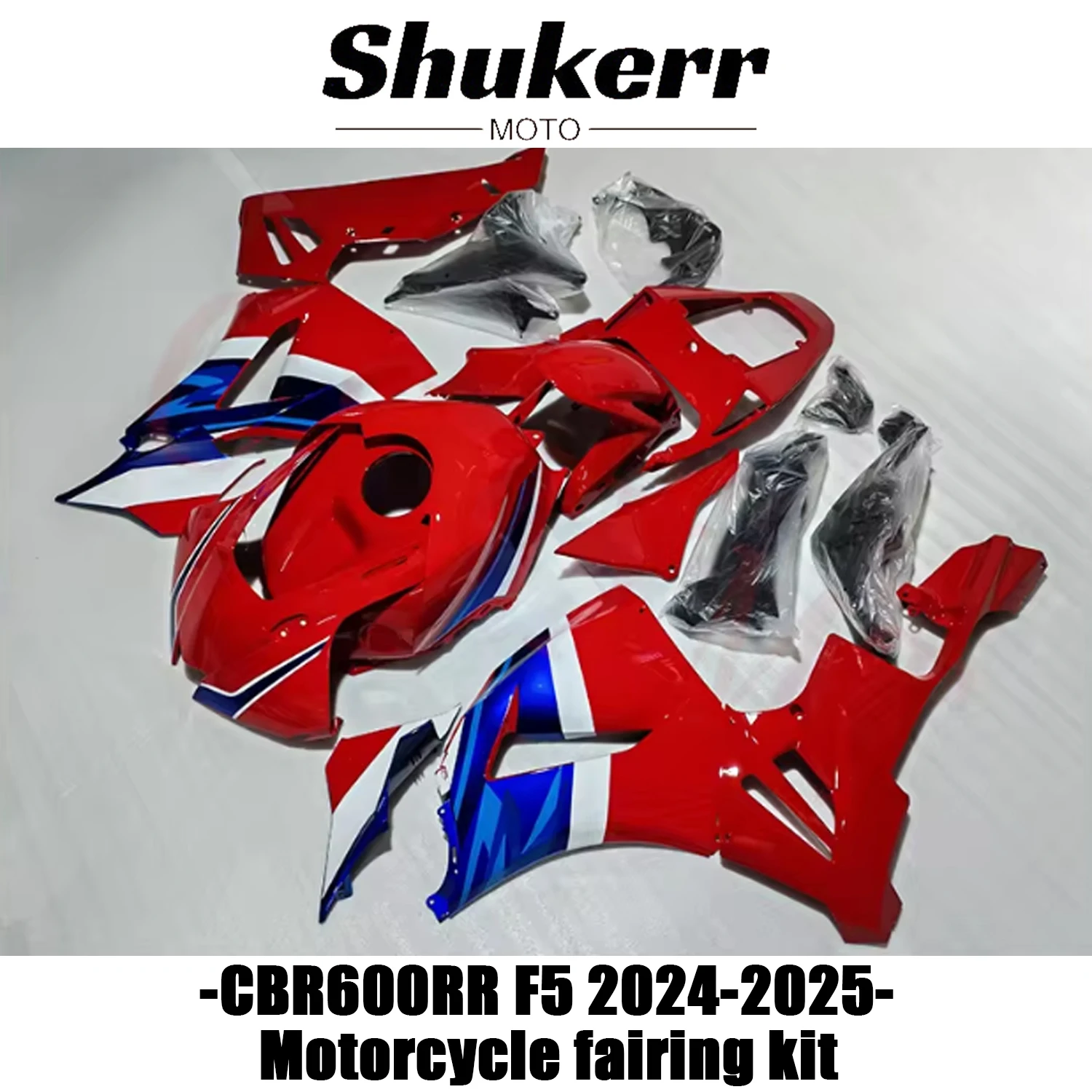

Комплект пластиковых обтекателей для мотоцикла Honda CBR600RR F5 2024-2025, литые панели кузова, красный, синий, белый