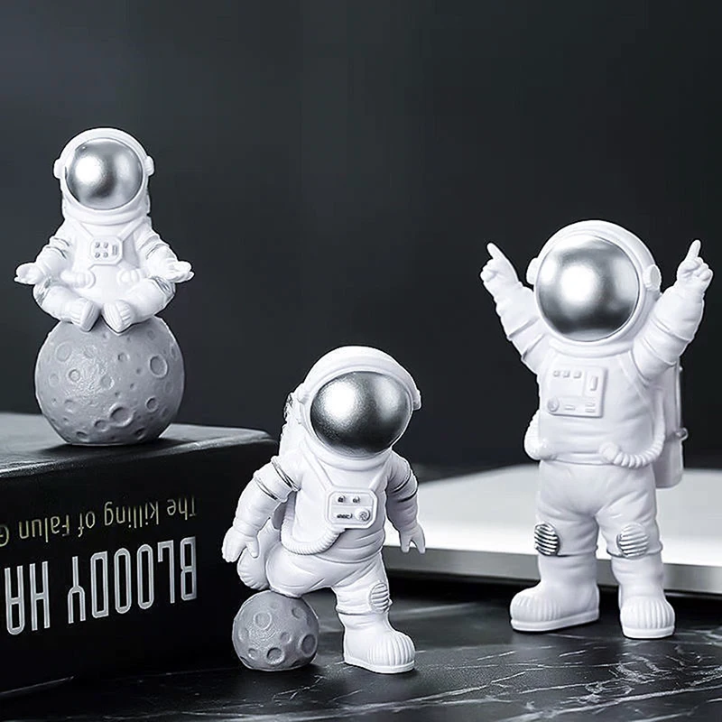 1 шт. фигурки скандинавского астронавта скульптура из смолы современный домашний