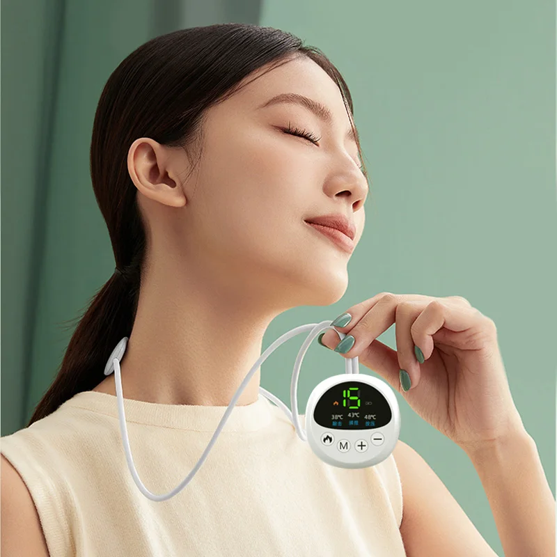 Портативный Электрический массажер для шеи 15 уровней регулировки |