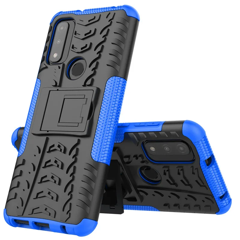 

ShockProof Case For Motorola Moto G Pure 2021 Cover Hybrid Soft Silicone + Hard PC Stand Cases For Moto XT2163 XT2163DL 6.5"