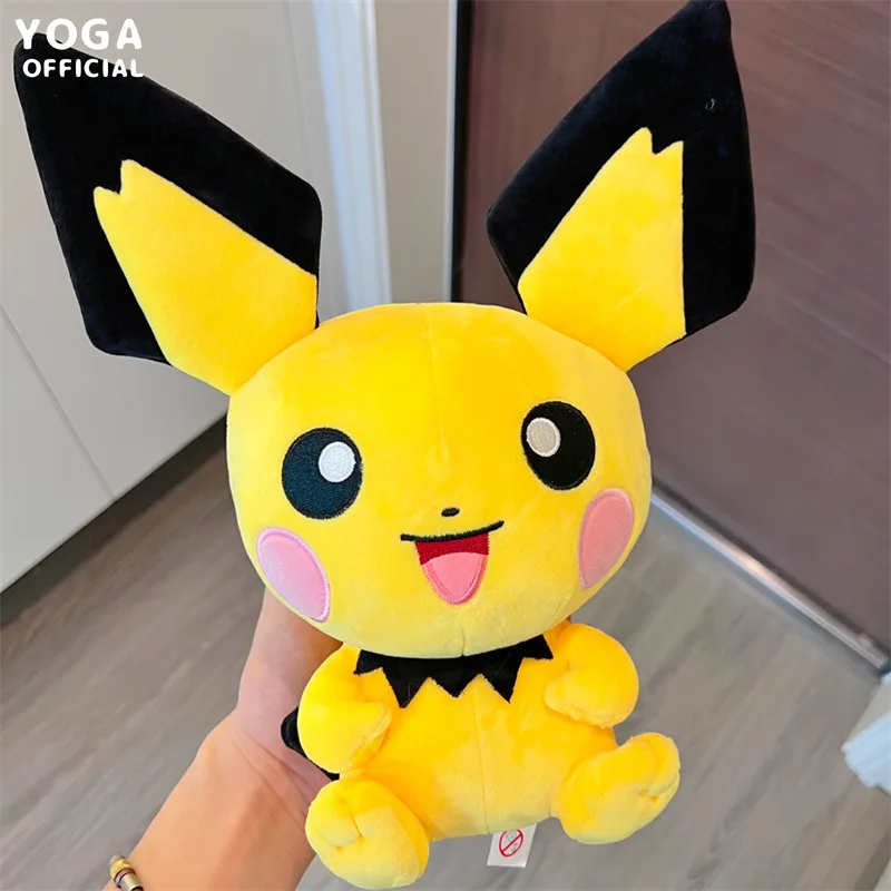 Pokemon Pichu Cartoon Cute Soft Stuffed Animals Plushie Doll Anime Figure Kawaii Plush Appease Toys Children Birthday Gift 20cm images - 6