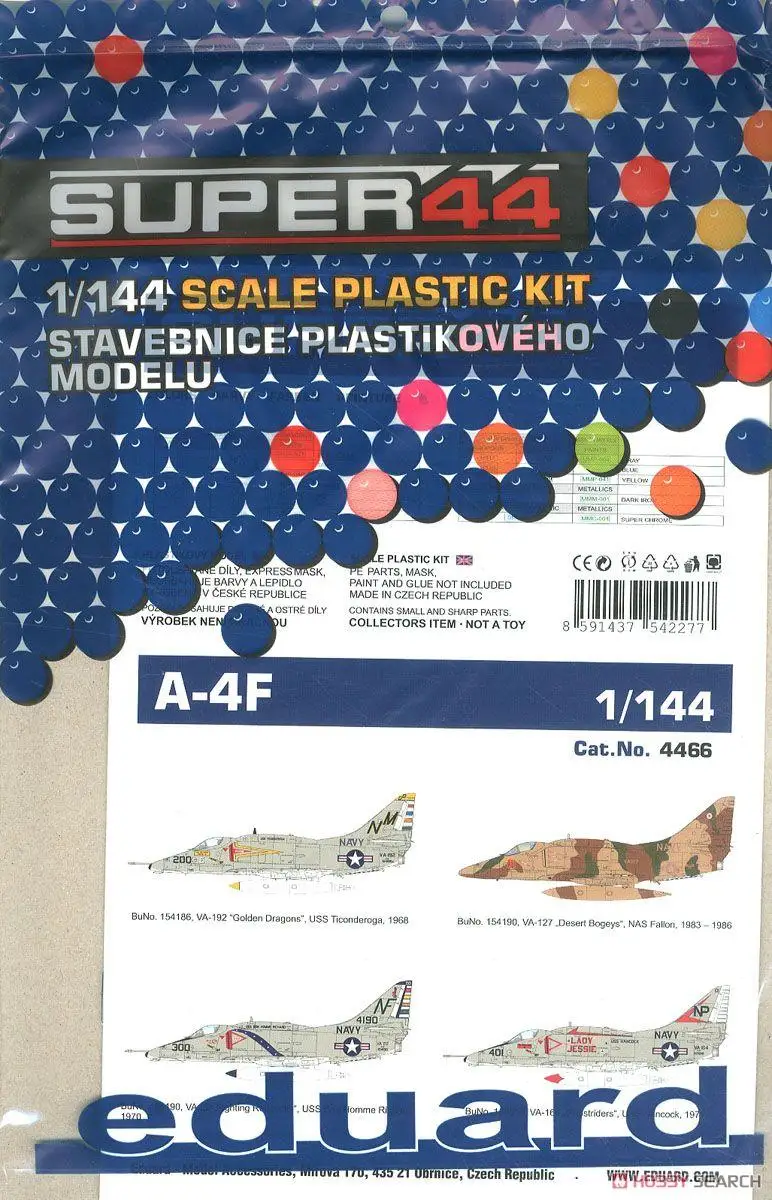 

Eduard EDU4466 1/144 scale A-4F model kit