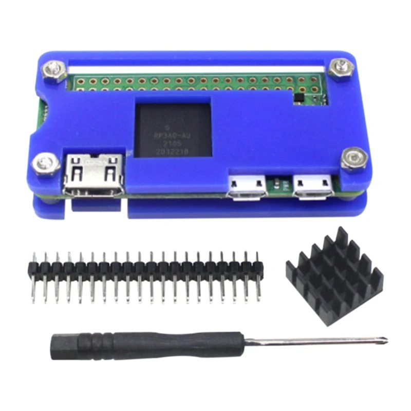 

Чехол для Raspberry Pi Zero 2 W макетная плата с радиатором 1 ГГц четырехъядерный 64-разрядный ARM Cortex-A53 корпус процессора