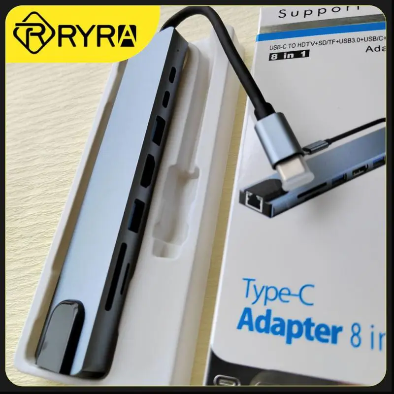 

Док-станция с разъемами USB 3,0 и USB Type-C, 8 в 1