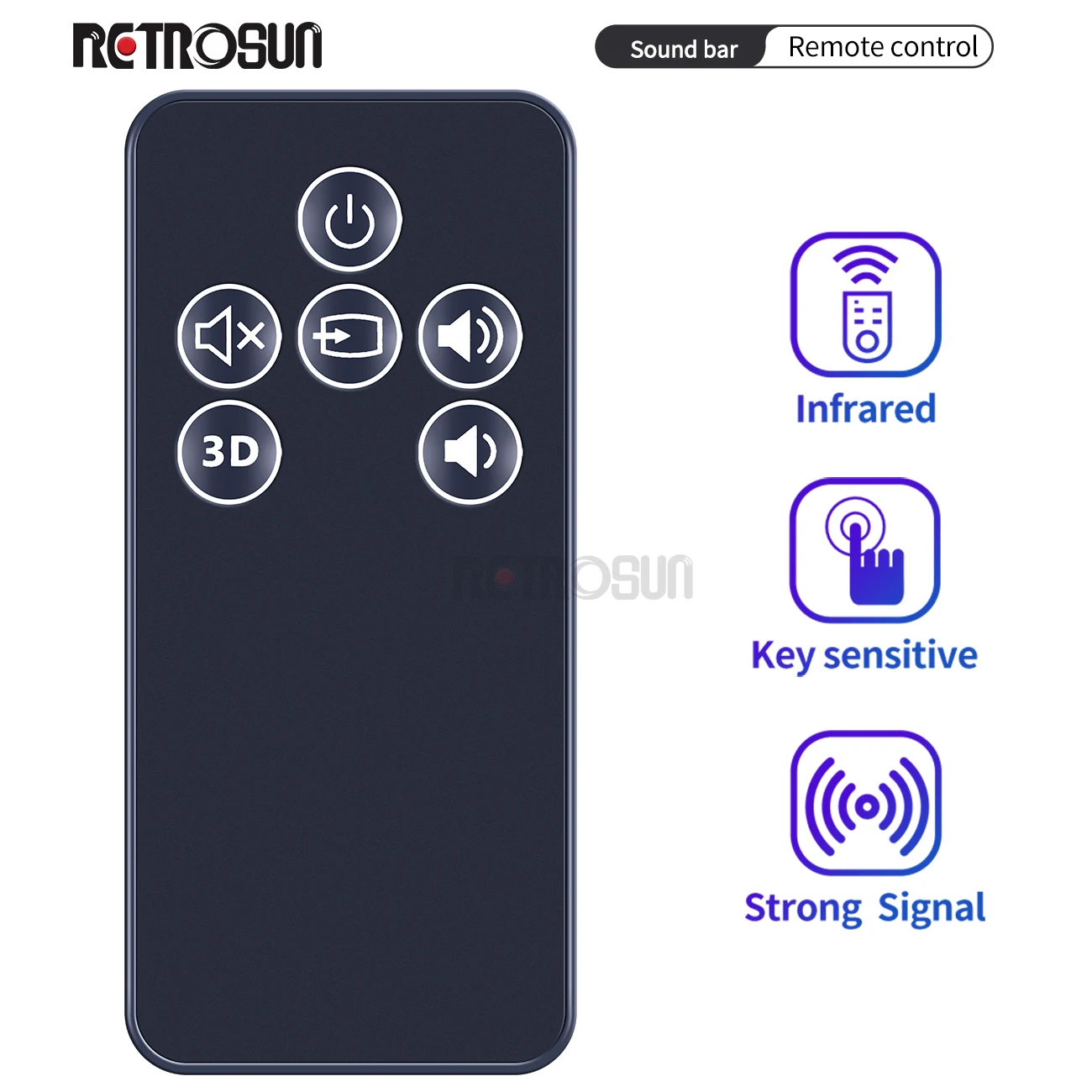 New Remote Control For Klipsch ICON SB1 SB3 1015073 1061310 R-10B R-20B R10B R20B Soundbar Sound bar Speakers system