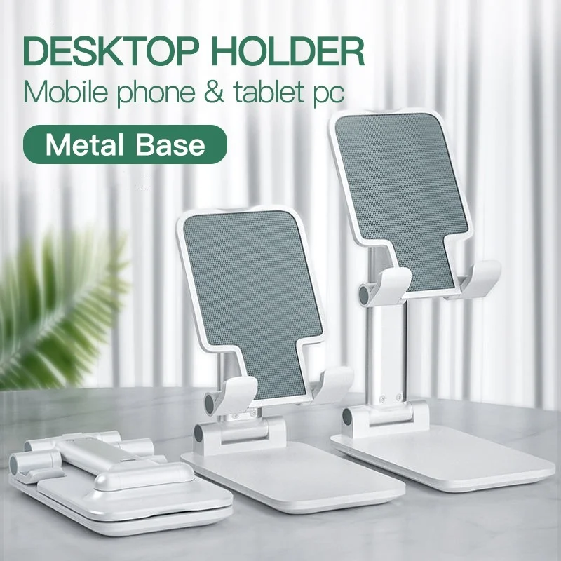 

Universal Desktop Mobile Phone Holder Stand for IPhone ipad samsung xiaomi huawei Adjustable Foldable Cell Phone Stand Holder