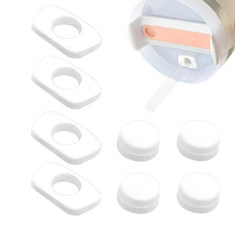 

Silicone Spill Proof Stopper 8pcs Spill Proof Silicone Cup Stopper Soft Texture Wear-Resistant Water Bottle Non-Spill Stopper